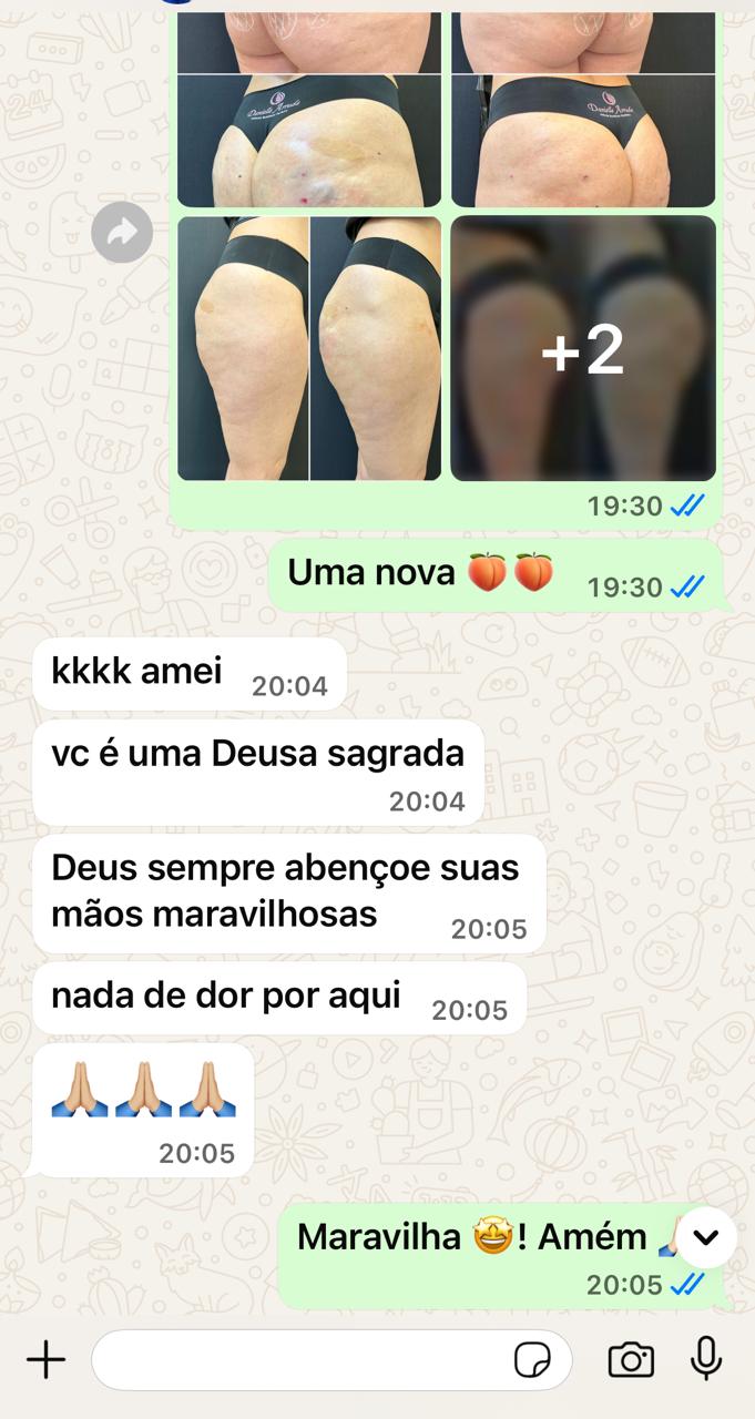Relato de paciente sobre a experiência com a clínica 7